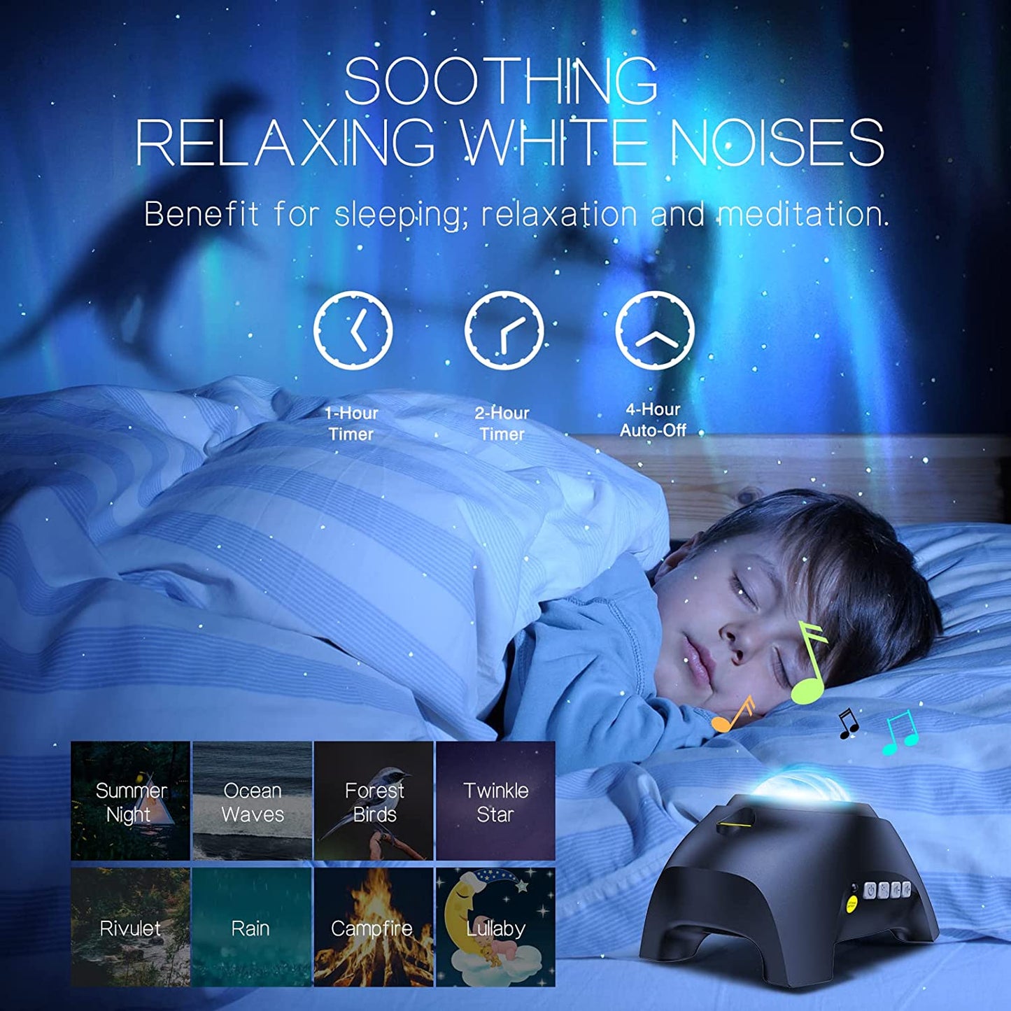 Northern Galaxy Light Aurora With Soothing Music & Relaxing Aurora Effects