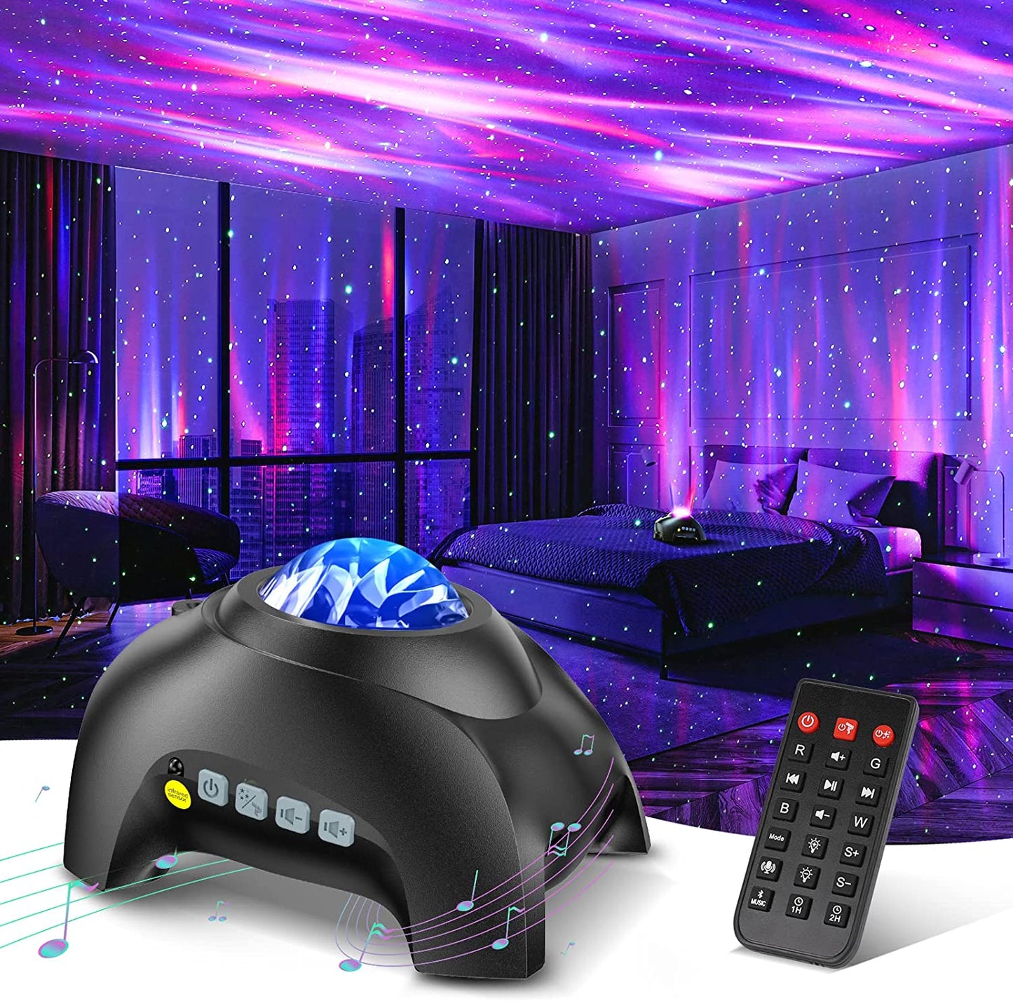 Northern Galaxy Light Aurora With Soothing Music & Relaxing Aurora Effects